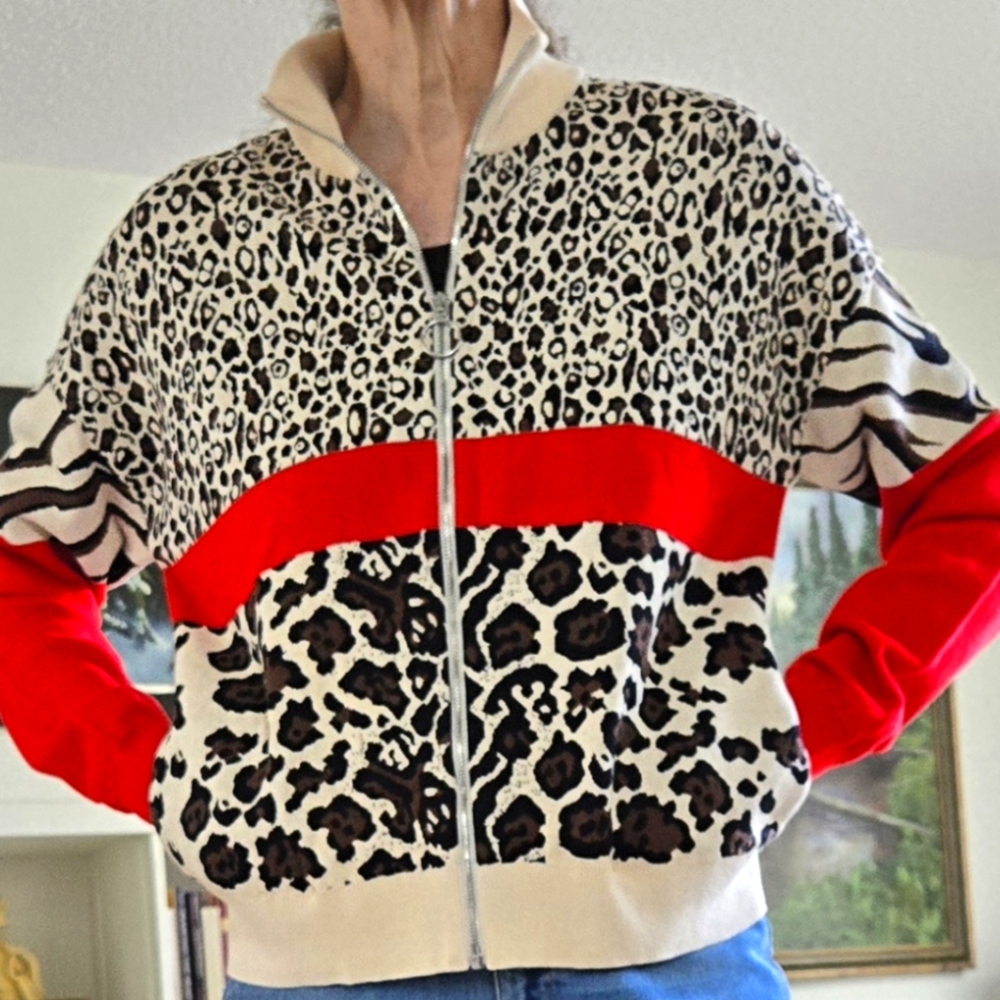Stella McCartney Zip Front Cardigan